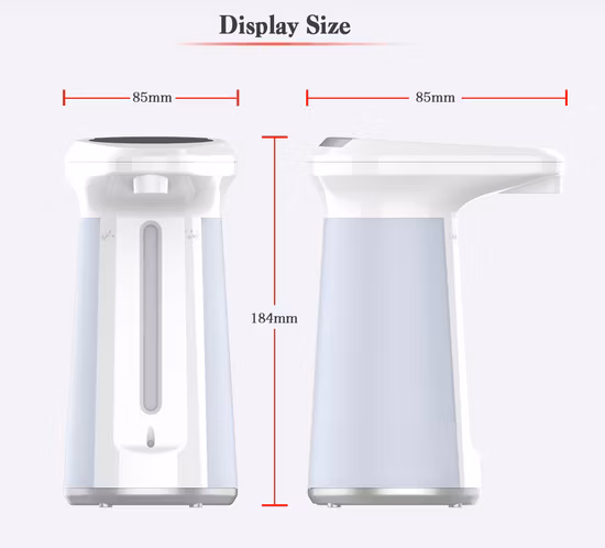 Liquid Water Display Elbow Electric Electronics Automatic Soap Dispenser Floor Dispenser