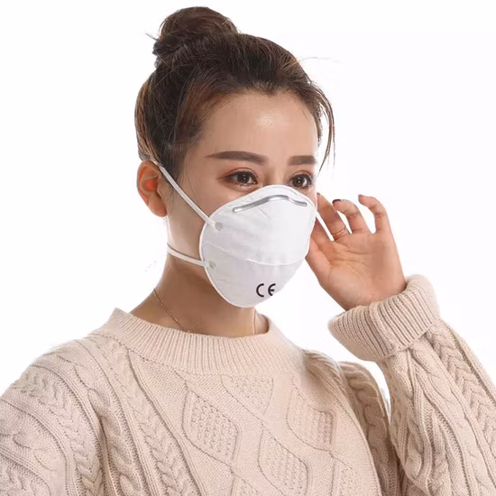 Mask Manufacturers China 5 Ply Non-Woven FFP2 Face Mask Earloop KN95 Mask