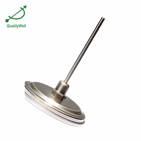 Hermetically Sealed Bezel Back Connection Mechanical Temperature Instrumentation Thermometer
