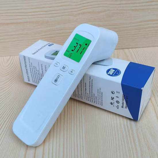 Termômetro médico digital infravermelho de fábrica personalizado OEM sem contato para bebê na testa ISO