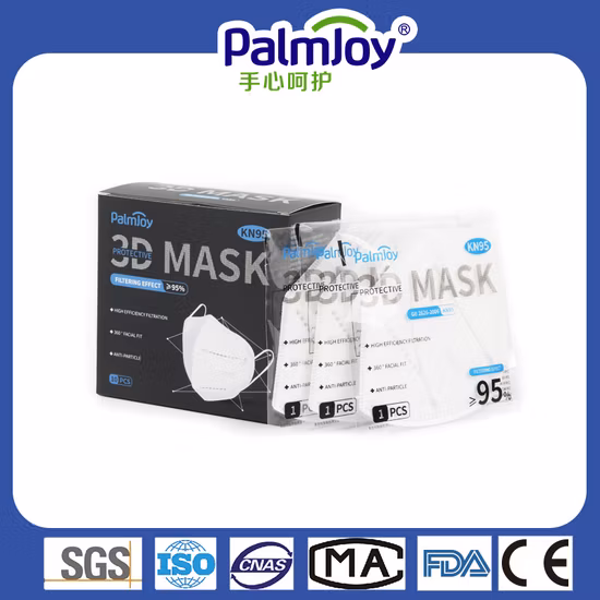 CE médico TUV Eua FFP2 En149 da máscara protetora 5ply de KN95 N95