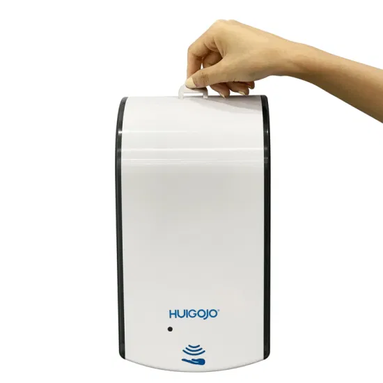 Dispensador de sabão de espuma automático montado na parede 1000ml, dispensador de desinfetante para as mãos