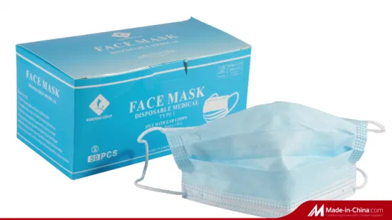 Protetor facial descartável para fornecimento médico máscara protetora 3ply não tecida