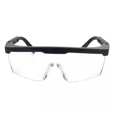 Óculos de proteção de material PC meia borda óculos de segurança óculos de proteção de trabalho